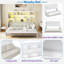 Lit armoire avec canapé escamotable Murphy, tablettes de rangement intégrées et éclairage à DEL-2073375227