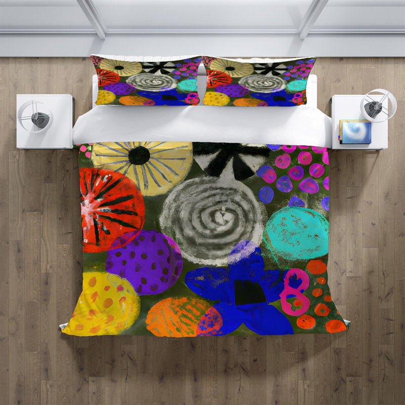 Polyester Duvet Cover, King Duvet Cover + 2 King Shams