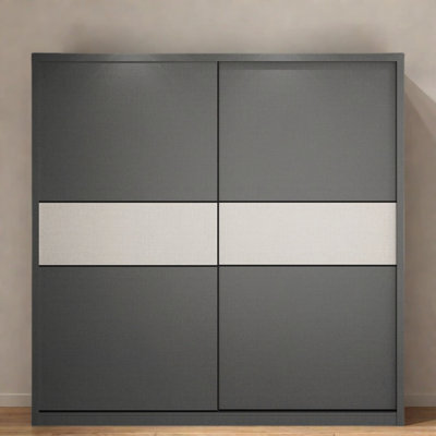 Simple And Modern Colour Blocked Wardrobe