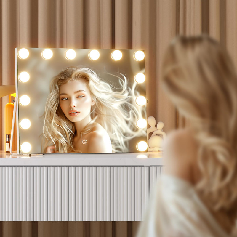 1 Metal Square Mirror