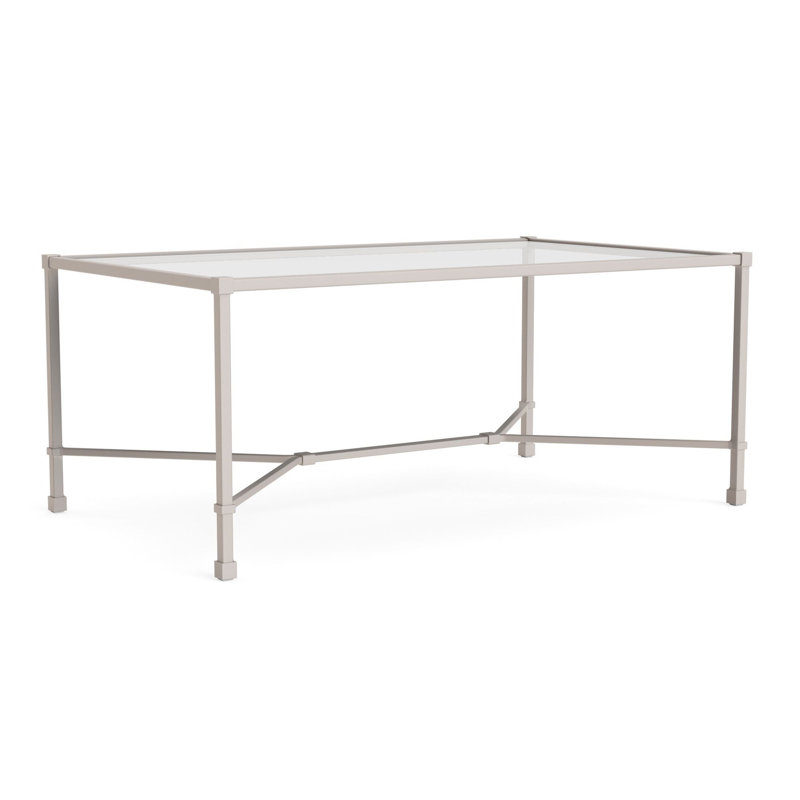 Venetian Outdoor Coffee Table, Dove Smooth