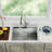 Elite Workstation 25'' L Drop-In Single Bowl Stainless Steel Kitchen Sink