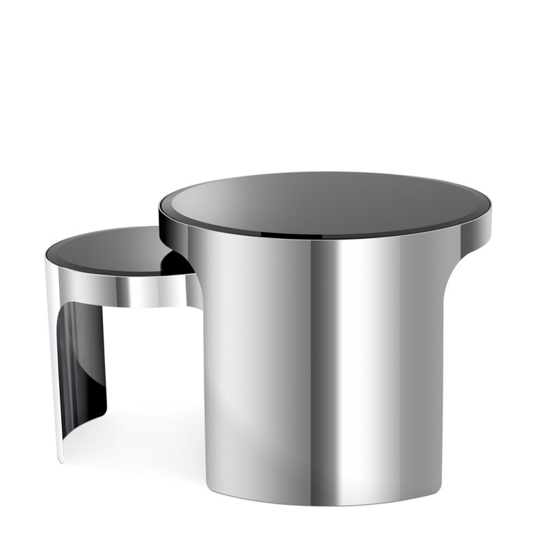 Piemonte Glass Top Nesting Tables