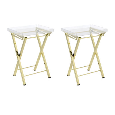 Reyhaneh Tray Top End Table Set