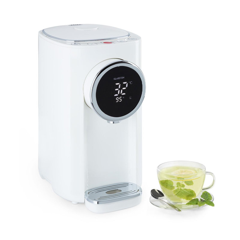 Klarstein 5L Stainless Steel Electric Tea Kettle, White