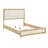 Contemporary Bed With LED Panel Headboard-476715792