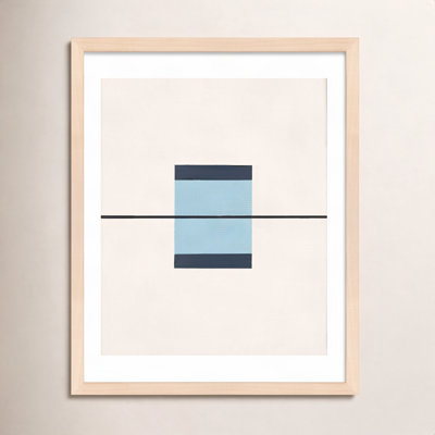 Black and Blue 1 Print by Robert Kamnatnik
