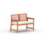 Banc de jardin en bois Estherville Meranti