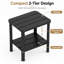 Tabouret d'appoint en résine