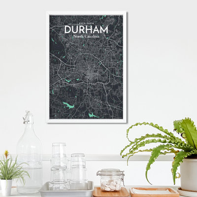 Durham City Map, impression