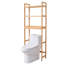 Étagère de rangement pour salle de bain à 3 niveaux au-dessus de la toilette.