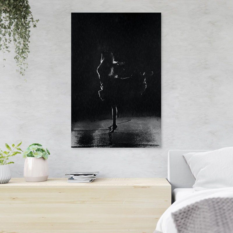 «Dancing Woman», reproduction d'art rectangulaire sur toile tendue 1 pièce, H 36 po x l 24 po