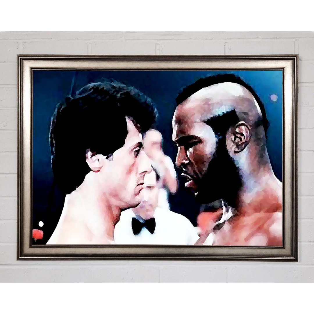 Rocky 3 The Face Off Mr. T - Einzelne Bilderrahmen Kunstdrucke