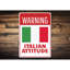 Plaque italienne en aluminium-58289317