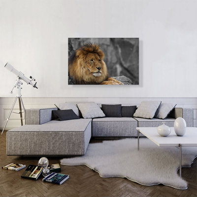 " Lion Resting Under The Tree "