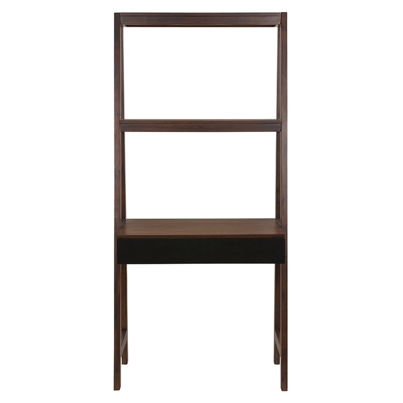 Bureau 32 po x 20 po x 68 po avec tablette, espace de travail classique pour petits espaces de travail et tablette, 31,9 po x 20,1 po x 68 po, buanderie décontractée