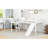 L-Shaped Twin Size Loft Bed With Ladder And Slide-804298747