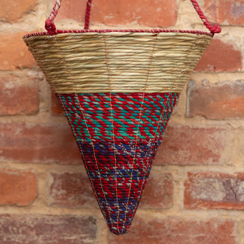 Panier à plante suspendu Artisan - grand conique