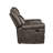 Brown Leather Aire Motion Loveseat W/USB & Console