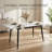 Space-Saving Wooden Rectangular Dining Table