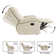 Generose 35.4" Wide Manual Glider Rocker Recliner Chair