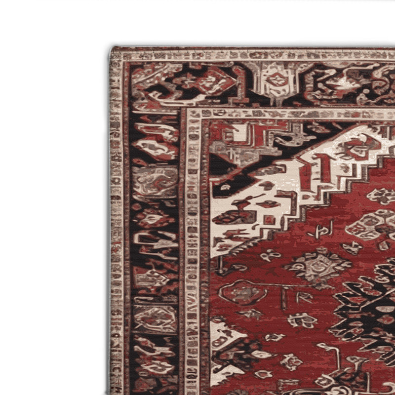 Tapis turc intérieur et extérieur brun, Rectangulaire 8 pi x 10 pi
