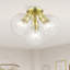 Plafonnier semi-encastré 3 lumières 16 cm Foulkes-249380148