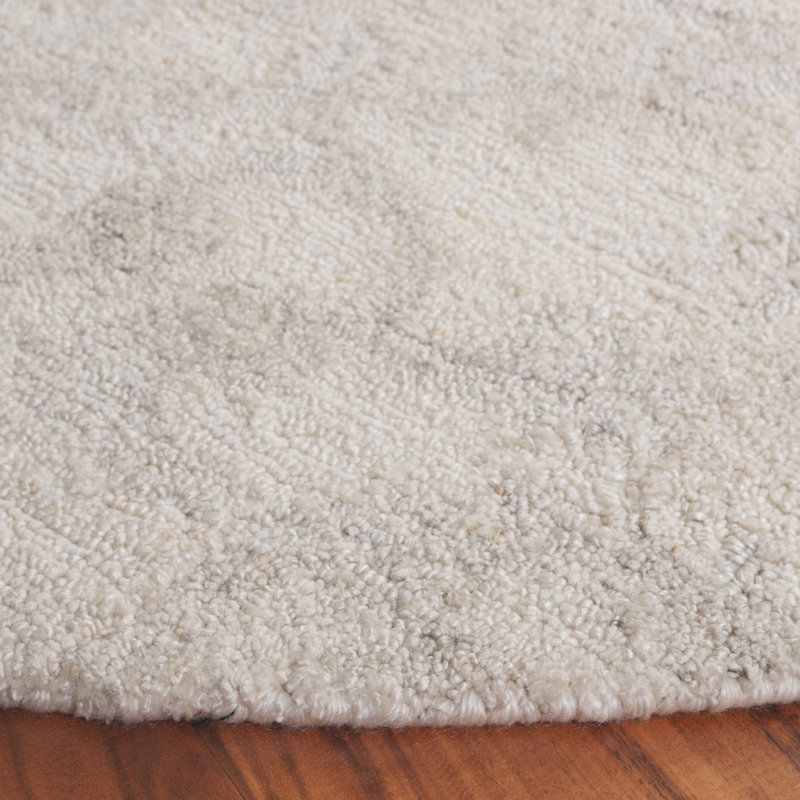 Tapis floral performance touffeté à la main Mylisha, Rond 6 pi