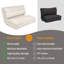 Canapé-lit Fluffy Soft Bean Bag