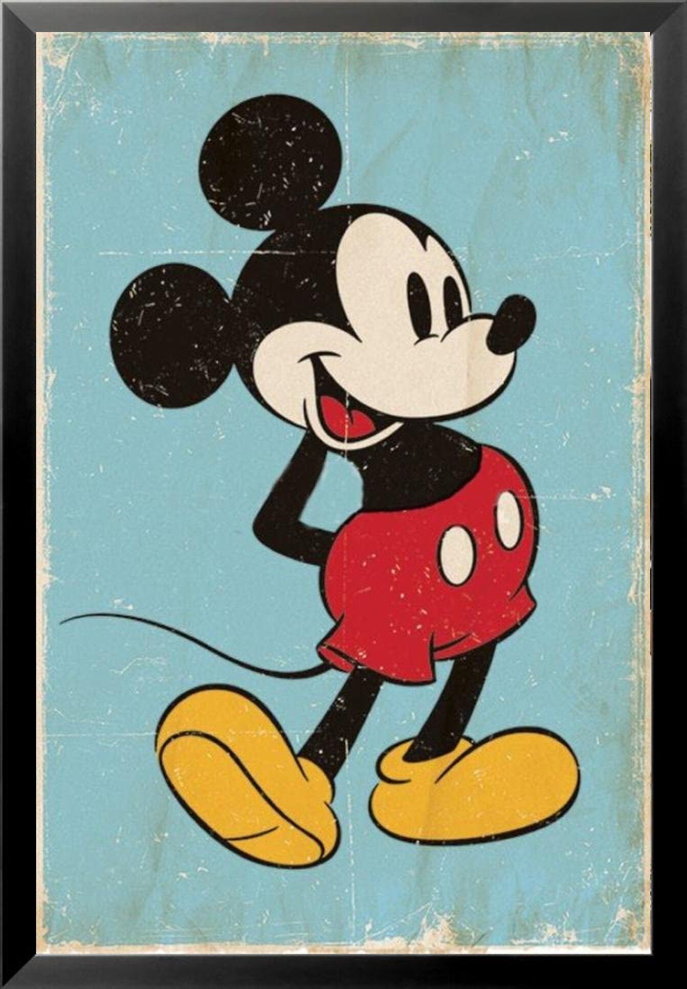 Disney abstract graffiti Mickey mickey mouse Door sticker Home