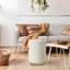 Repose-pieds rond avec velours et tabouret-915177697