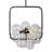 Modern Dimmable Glass Bubble Sphere Chandelier, Dia 15"-1908681390-1908681393