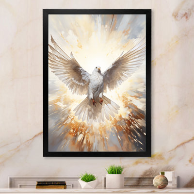 Christianity Dove Descent From Paradise - Christianity Canvas Prints