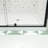 Matte Black Shower Door With Pivot Swing - 44-48" X 71", 1/4" Tempered Glass, Stainless Handle, Magnetic Closure, Leak Design, Easy To Assemble W 71" H Black, 6Mm Leak, Reversible Install-124961218