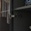 Grande armoire à 118 portes en verre trempé de 118,1 po de largeur avec lumière DEL