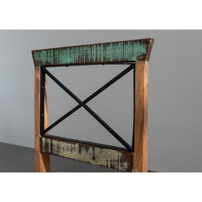 Nature Of Spirit 45cm H Solid Wood Cross Back Side Chair