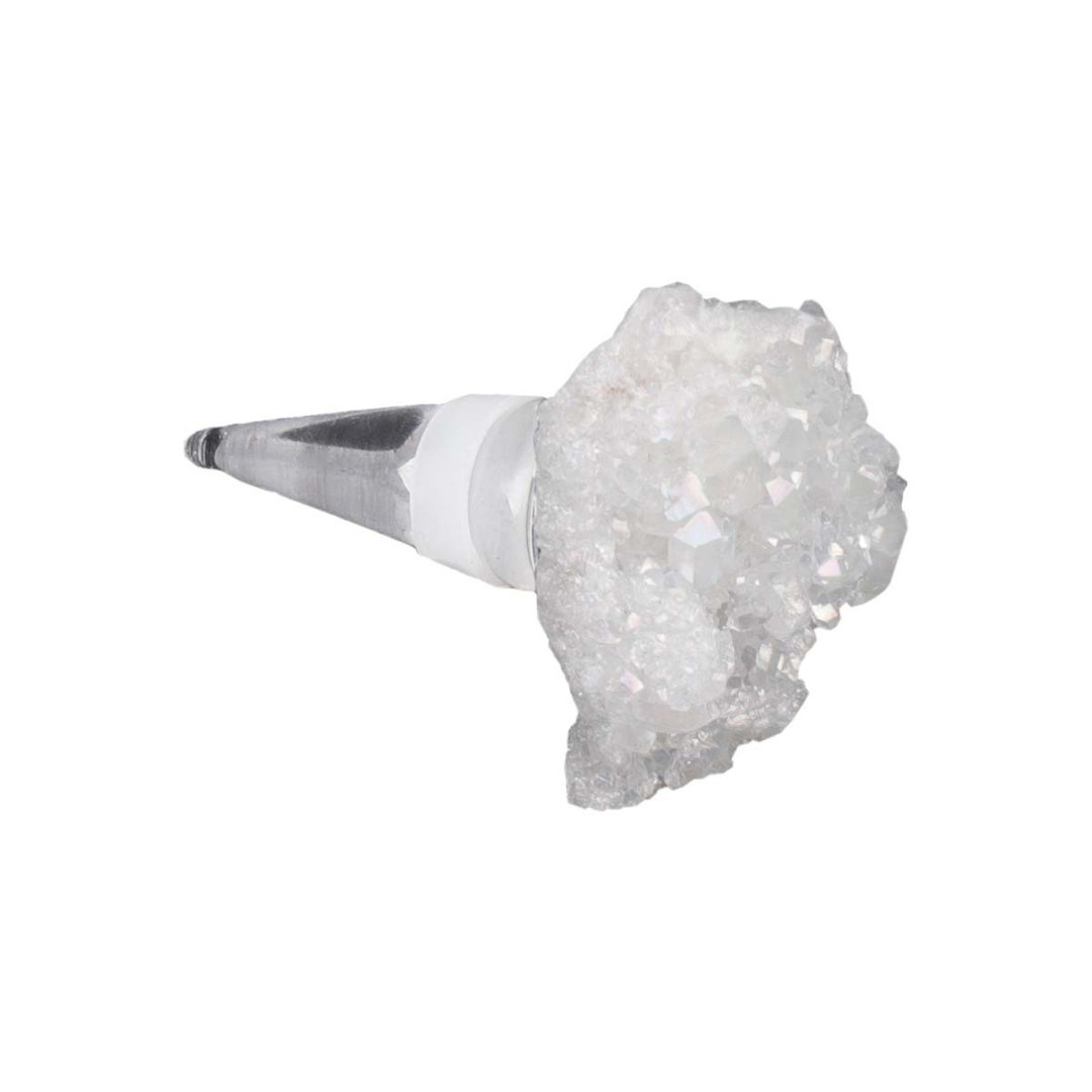 Sparkles Home | Madison Avenue Stainless Steel Coaster Set with Rhinestones | Set of 4 with Holder Sparkles Home