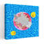 «Sleeping Cat Pool Float Contemporary Cat Duck», art mural-129002937