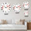Oiseau de printemps sur une branche en fleurs avec des feuilles vertes - Horloge murale traditionnelle-60281614