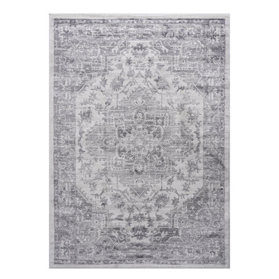 8X10 Silver Area Rug - Stain , Non-Shedding, Add A Stylish Sparkle To Bedroom, Living Room, Dining Room Accent