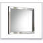 Miroir au fini platine Voeville II, design contemporain épuré pour un attrait visuel et une luminosité accrus dans n'importe quelle pièce.