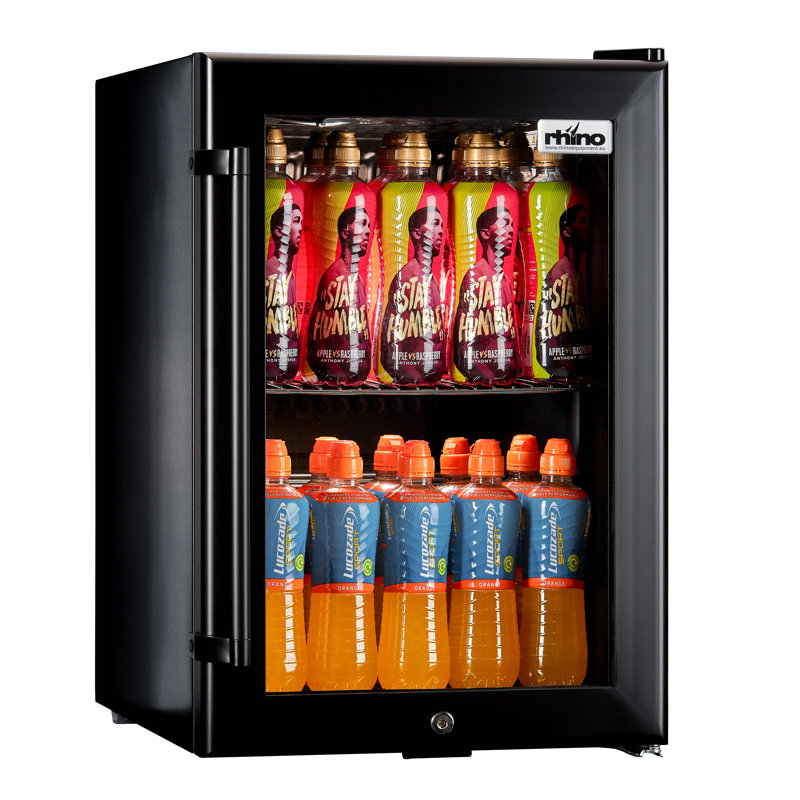 Rhino 0.062m³ L Countertop Mini Fridge, Black