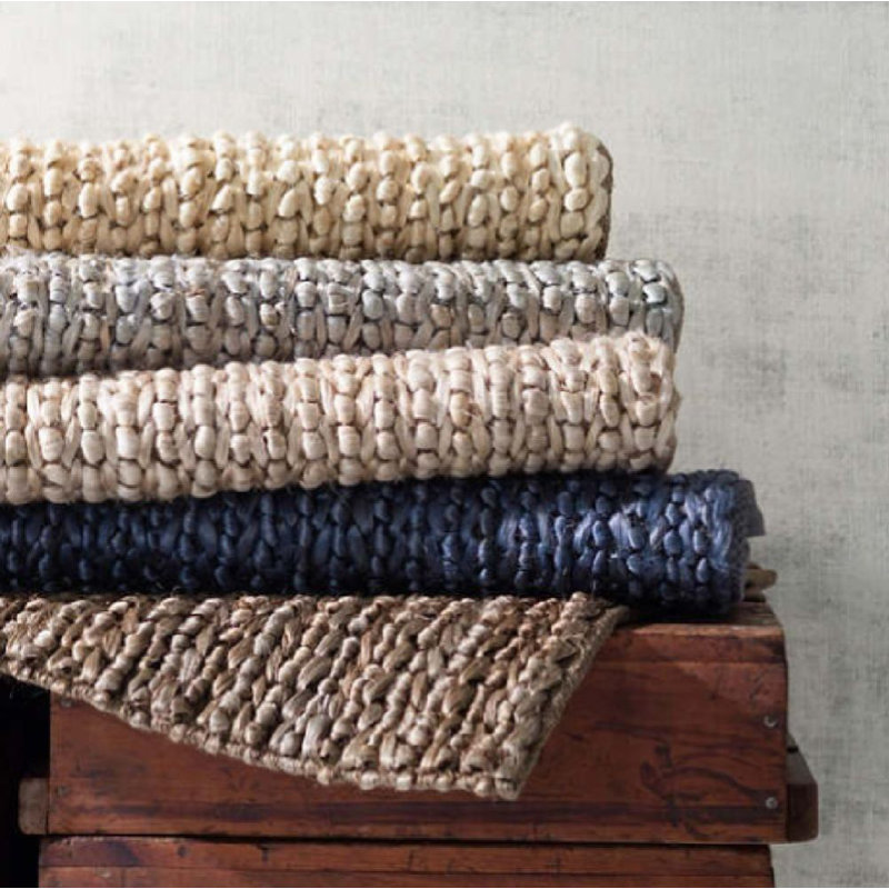 Jute Handwoven Seaglass Rug, Rectangle 9'6" x 13'6"