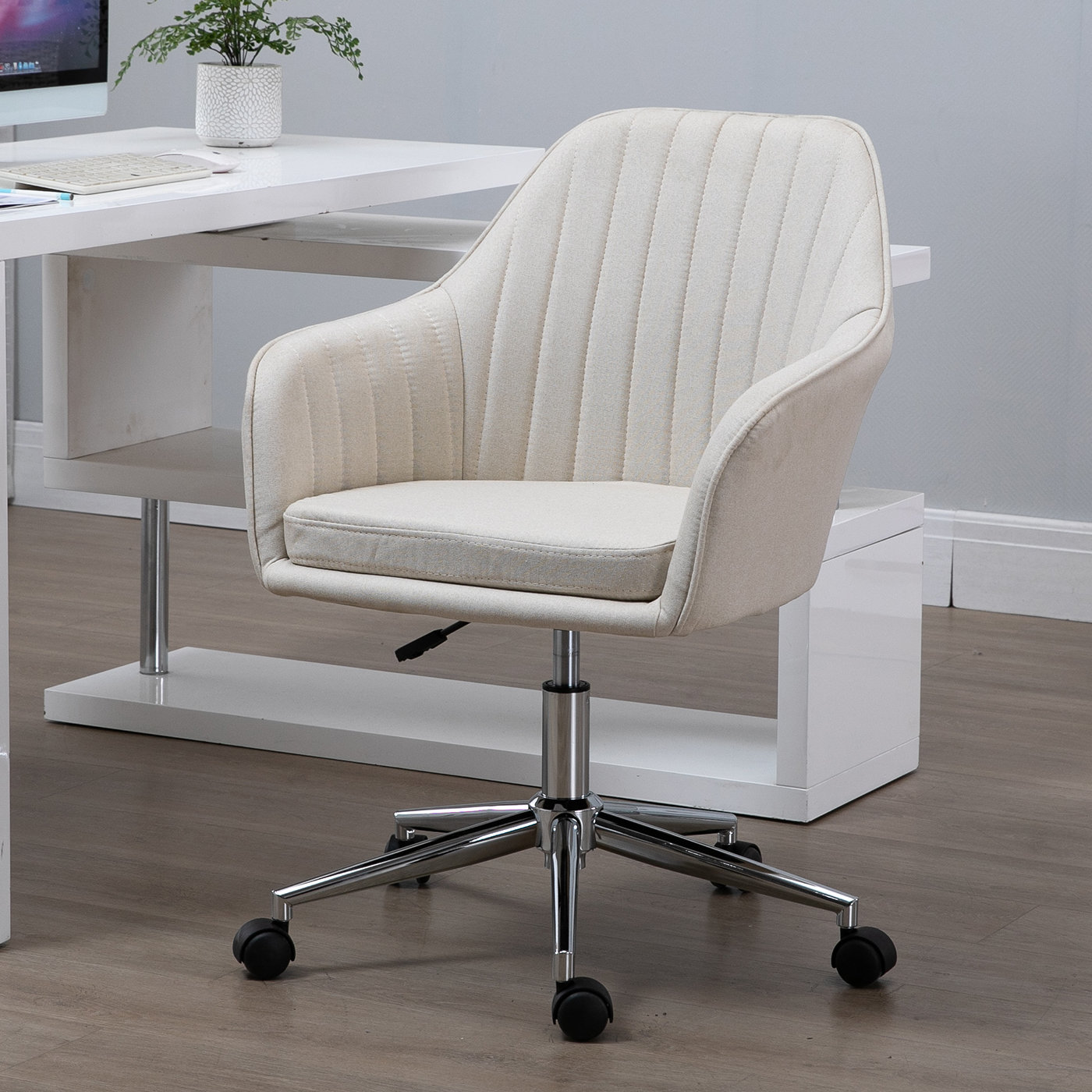 Office Chairs, MID-Back Computer Desk Chairs with Ergonomic Back