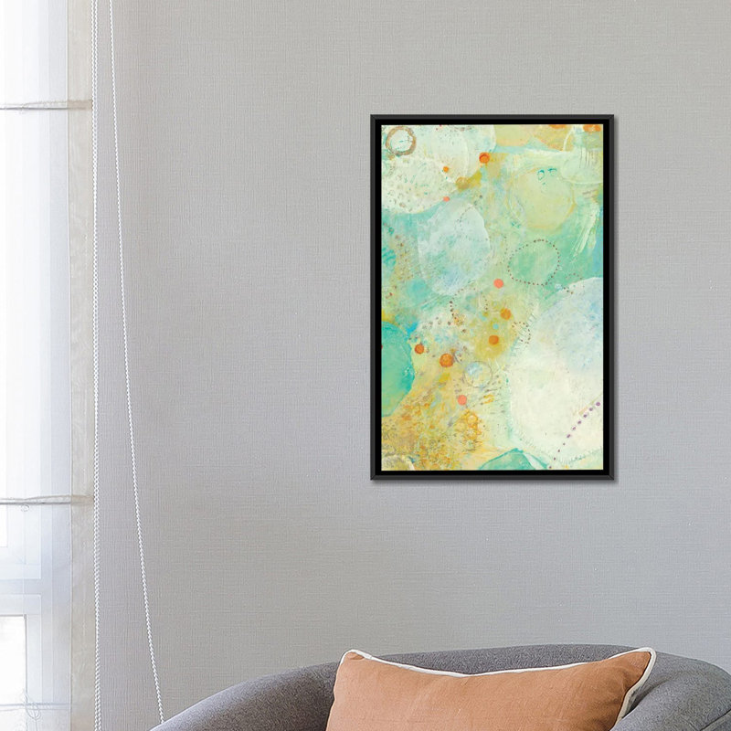" Wim III " by Sue Jachimiec, 26" H x 18" W x 1.5" D, Black Framed Canvas, No Mat