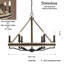 CHANDELIER 6 LUMIÈRES