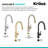 KRAUS Oletto Touchless Sensor Pull-Down Single Handle Kitchen Faucet-90791045