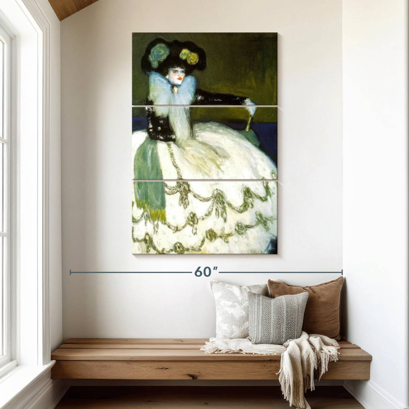Femme de la Navette en bleu - 1901, H 50 po x l 32 po