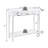 Mayall 31.50" No Tools 1 Drawer Entryway Table with Shelf-466934812