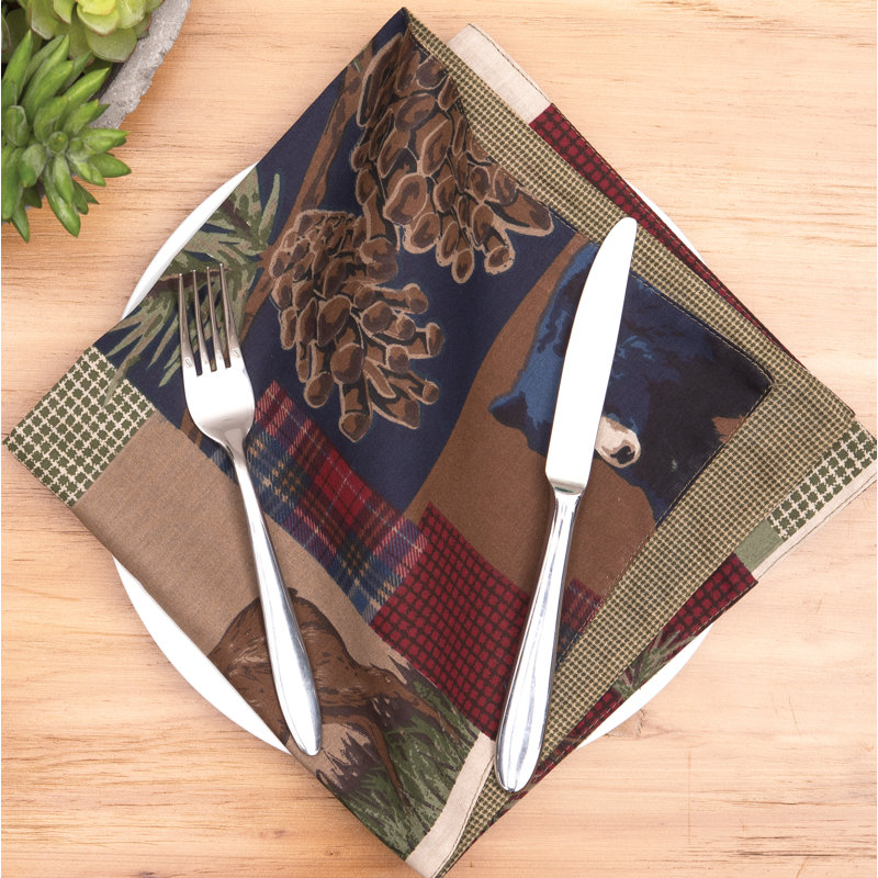 Sela Cotton Patchwork Square Napkin